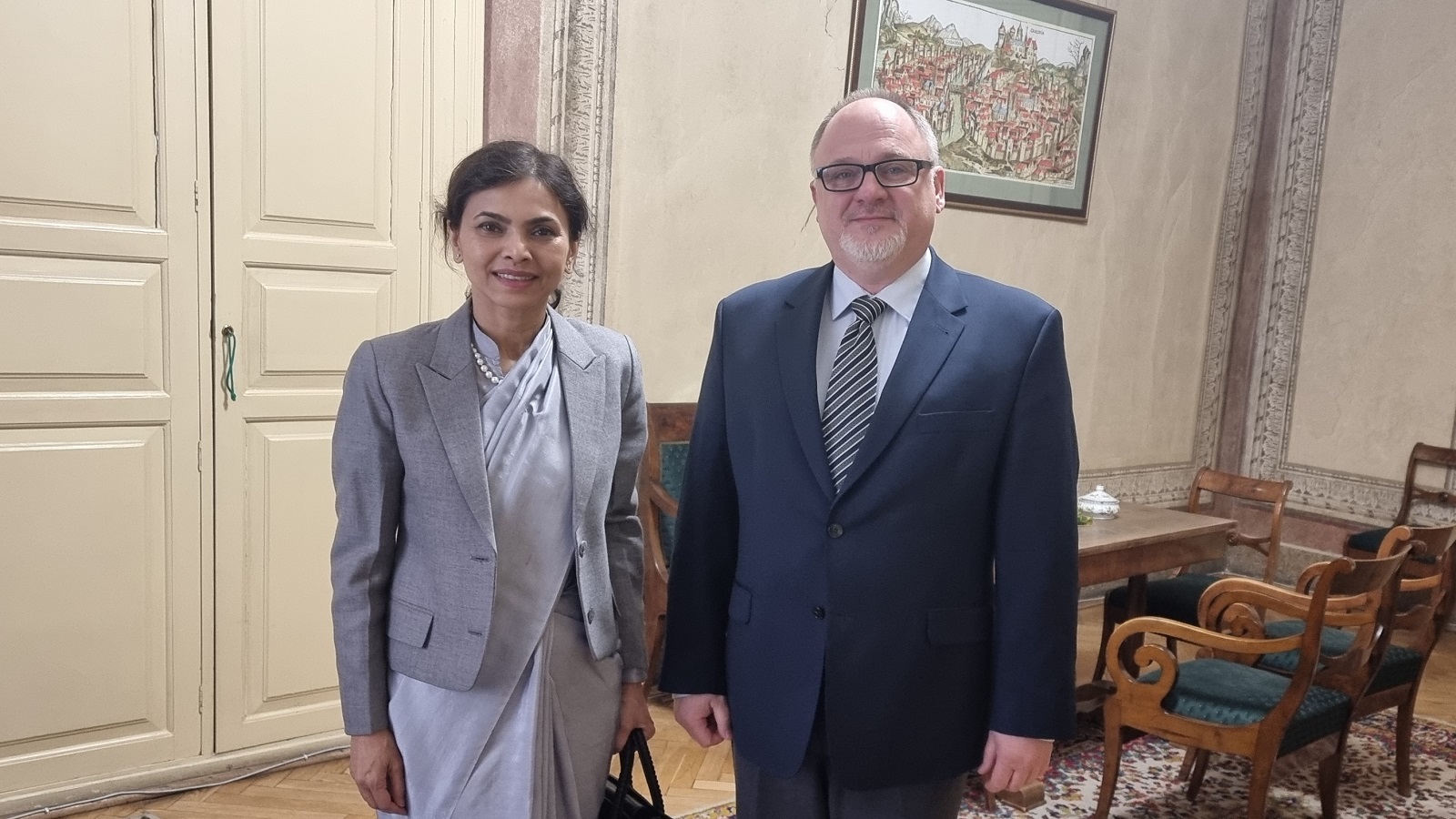 Ambasador Republiki Indii z wizytą w Izbie Przemysłowo - Handlowej w Krakowie